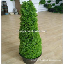 Yiwu Outdoor oder Indoor natürliche konische künstliche Zypresse Topiary Pflanze/Baum zur Dekoration